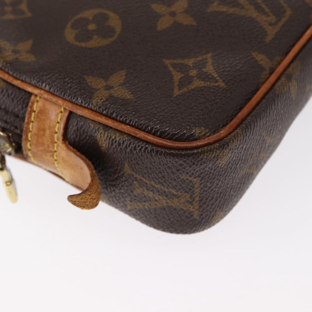 Louis Vuitton Pochette Marly Bandouliere Bag Monogram Canvas Brown Canvas Shoulder Bag Bag (Pre-Owned)