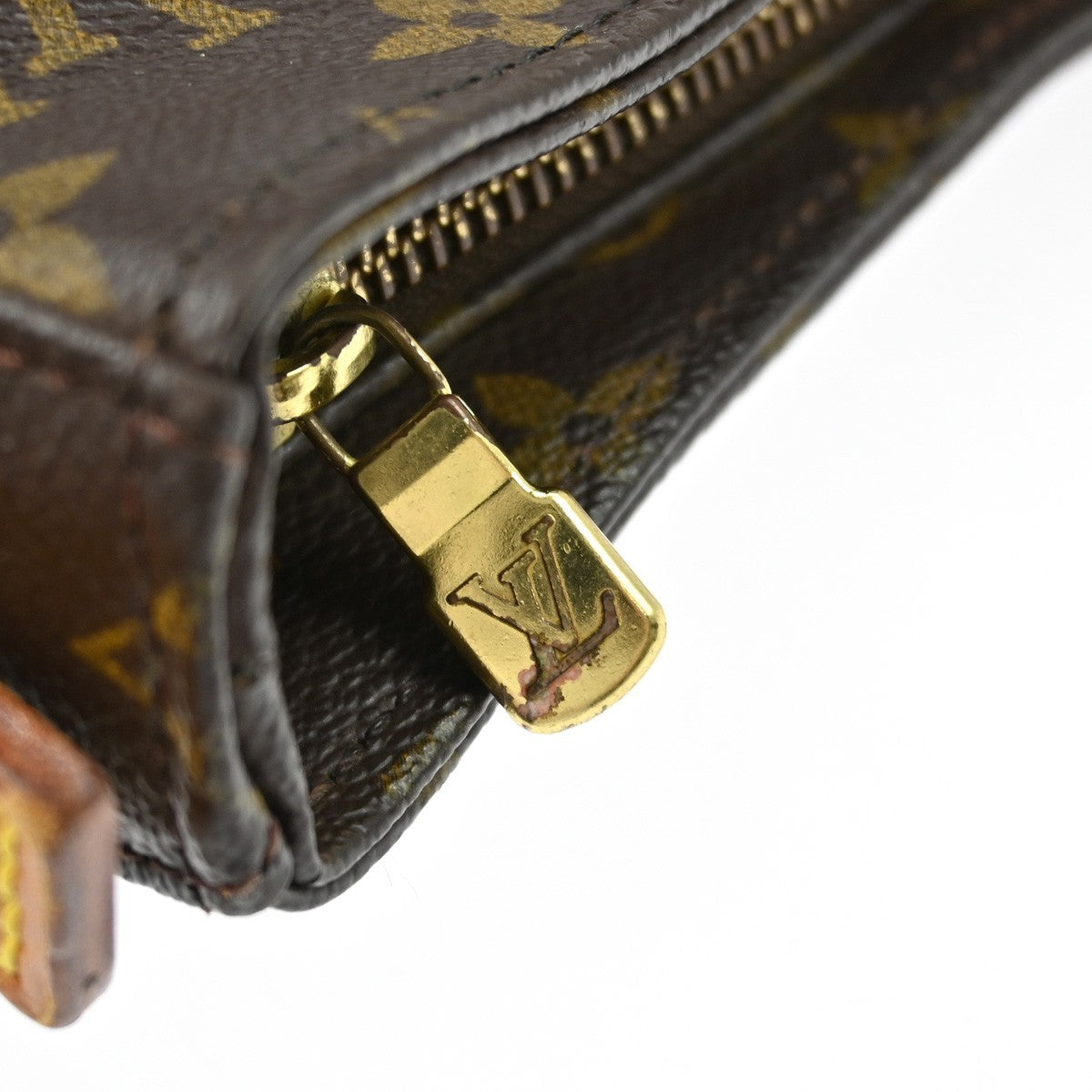 Louis Vuitton Monogram Looping Handbag Monogram Canvas Brown Canvas Shoulder Bag Bag (Pre-Owned)