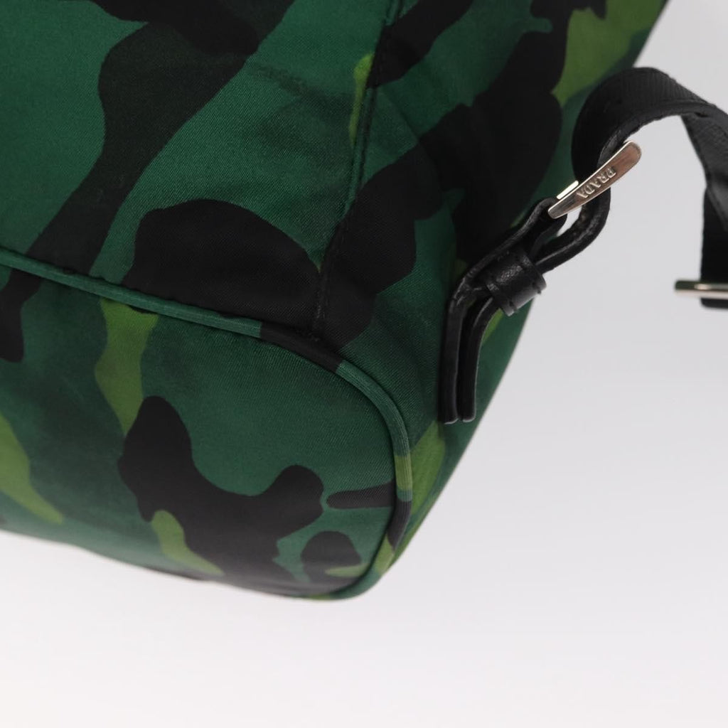 Prada Camouflage Backpack Tessuto Green Nylon Backpack Bag (Pre-Owned)
