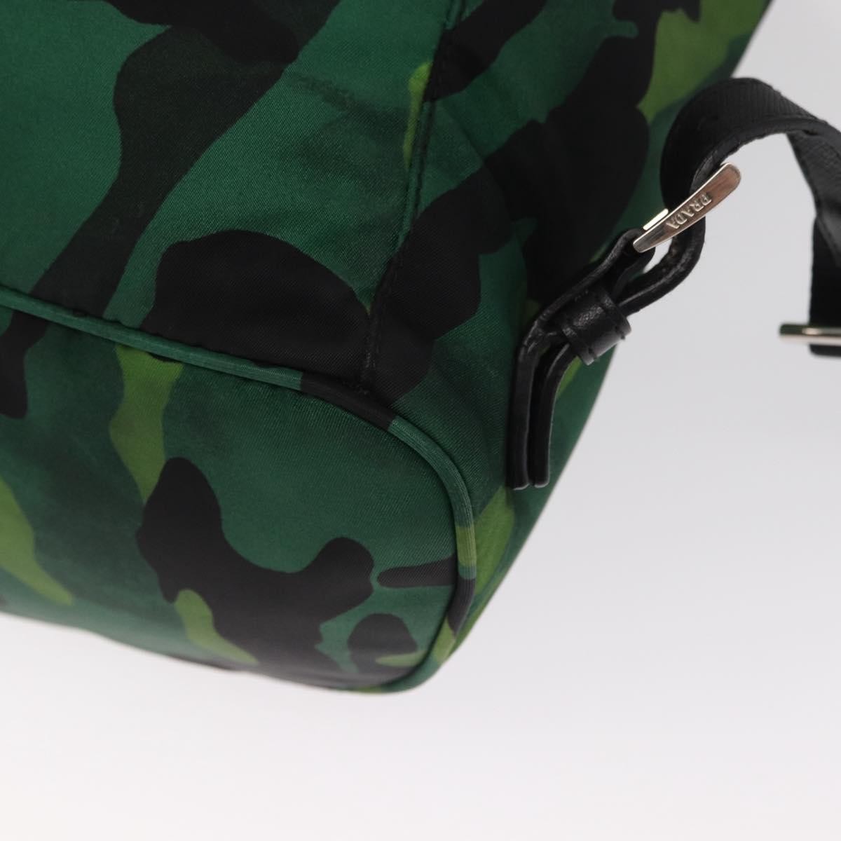 Prada Camouflage Backpack Tessuto Green Nylon Backpack Bag (Pre-Owned)