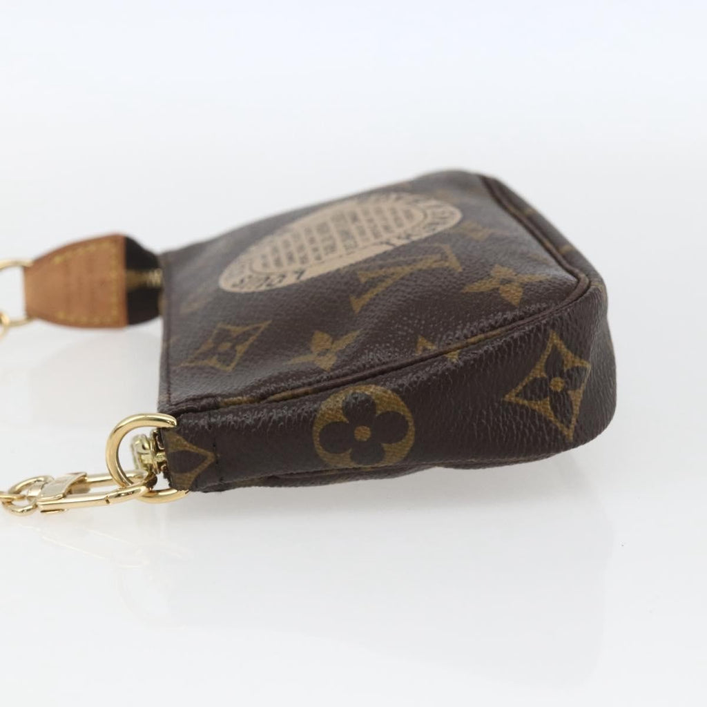 Louis Vuitton Pochette Accessoires Limited Edition Monogram Trunk Brown Canvas Clutche & Pouche Bag (Pre-Owned)