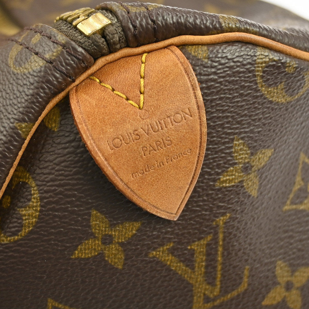 Louis Vuitton Keepall Bag Monogram Canvas Brown Canvas Travel Bag Bag (Pre-Owned)