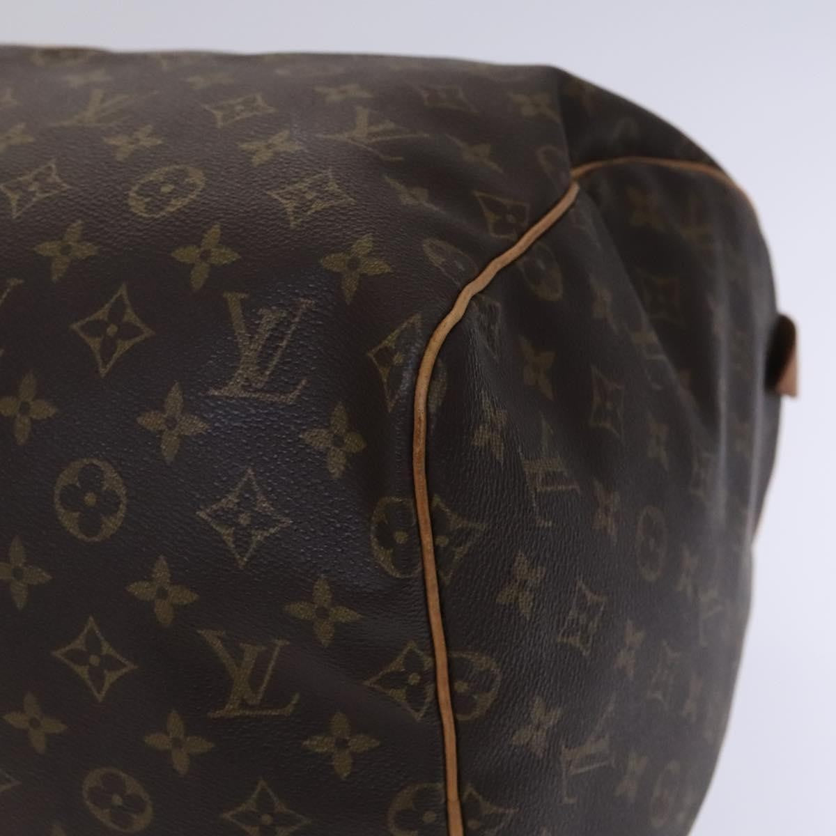 Louis Vuitton Keepall Bag Monogram Canvas Brown Canvas Travel Bag Bag (Pre-Owned)