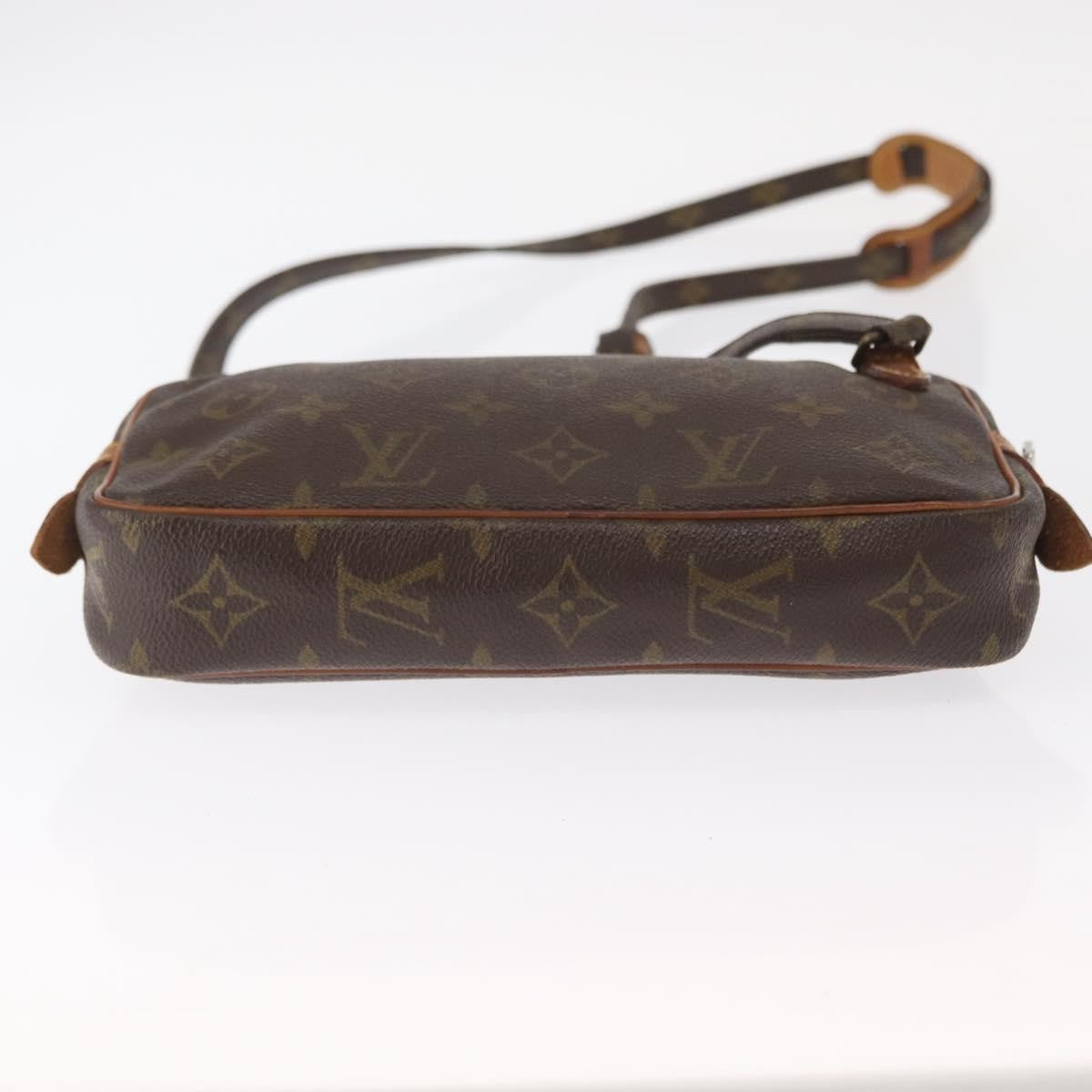 Louis Vuitton Pochette Marly Bandouliere Bag Monogram Canvas Brown Canvas Shoulder Bag Bag (Pre-Owned)