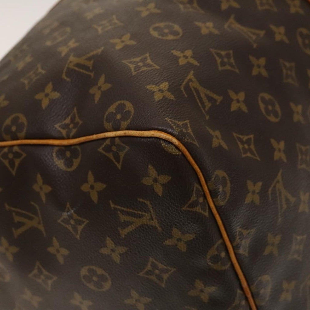 Louis Vuitton Keepall Bag Monogram Canvas Brown Canvas Travel Bag Bag (Pre-Owned)