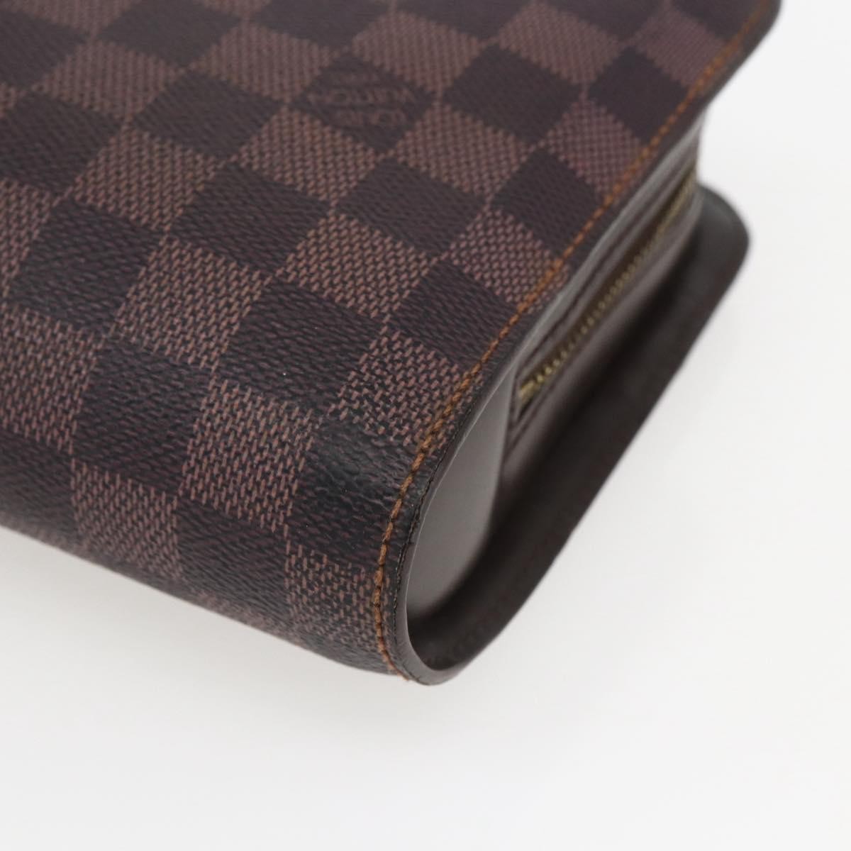 Louis Vuitton Pochette Saint Louis Damier Brown Canvas Clutche & Pouche Bag (Pre-Owned)
