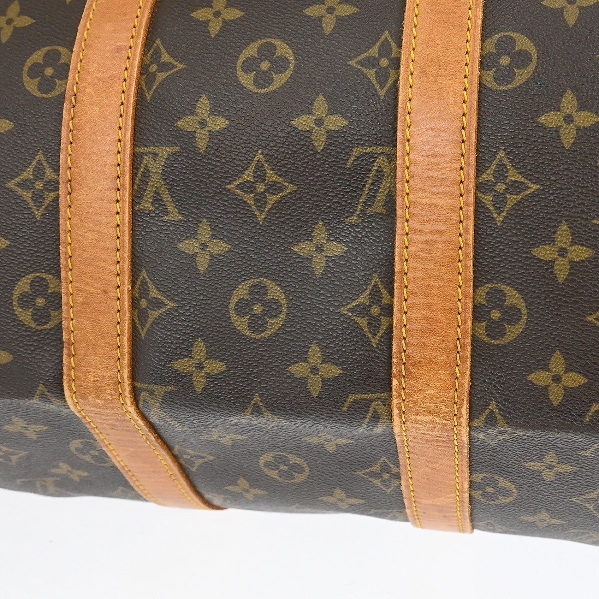 Louis Vuitton Keepall Bag Monogram Canvas Brown Canvas Travel Bag Bag (Pre-Owned)