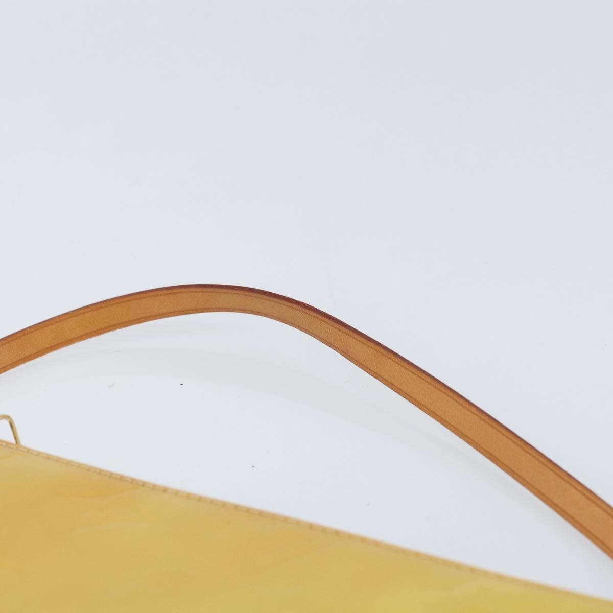 Louis Vuitton Lexington Pochette Patent Leather Beige Patent_Leather Clutche & Pouche Bag (Pre-Owned)