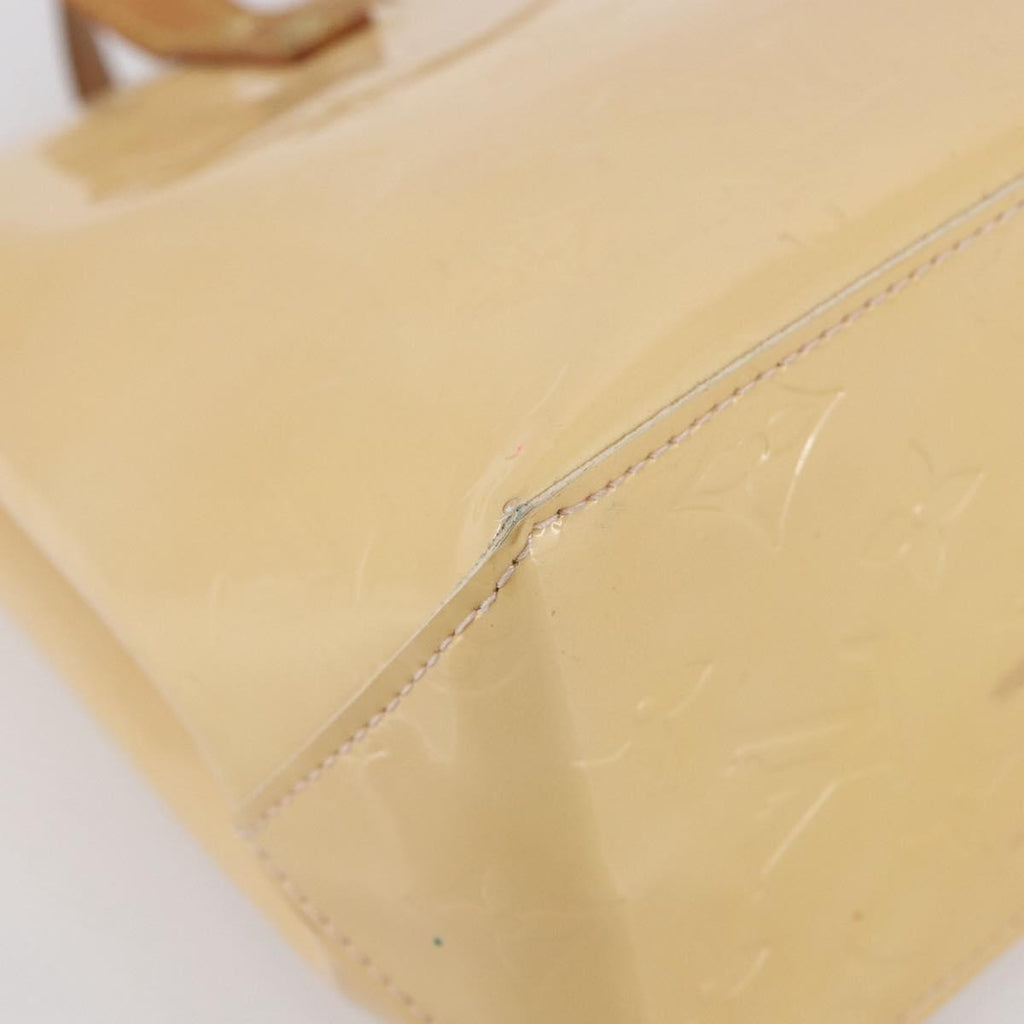 Louis Vuitton Reade Handbag Monogram Vernis Beige Patent_Leather Handbag (Pre-Owned)
