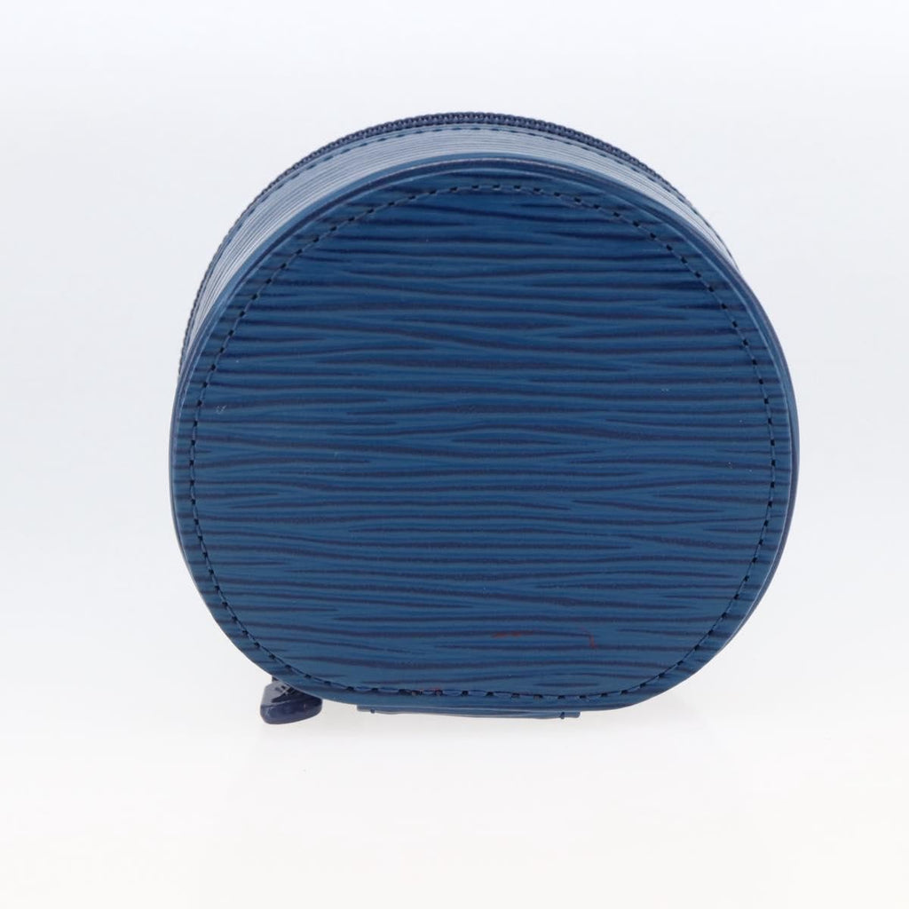 Louis Vuitton Ecrin Bijoux Jewelry Case Epi Leather Blue Leather Clutche & Pouche Bag (Pre-Owned)
