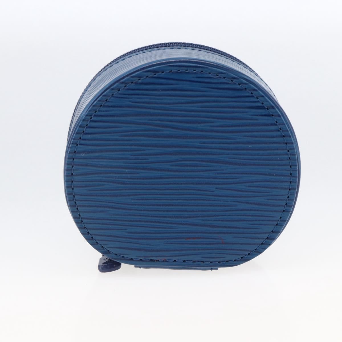 Louis Vuitton Ecrin Bijoux Jewelry Case Epi Leather Blue Leather Clutche & Pouche Bag (Pre-Owned)