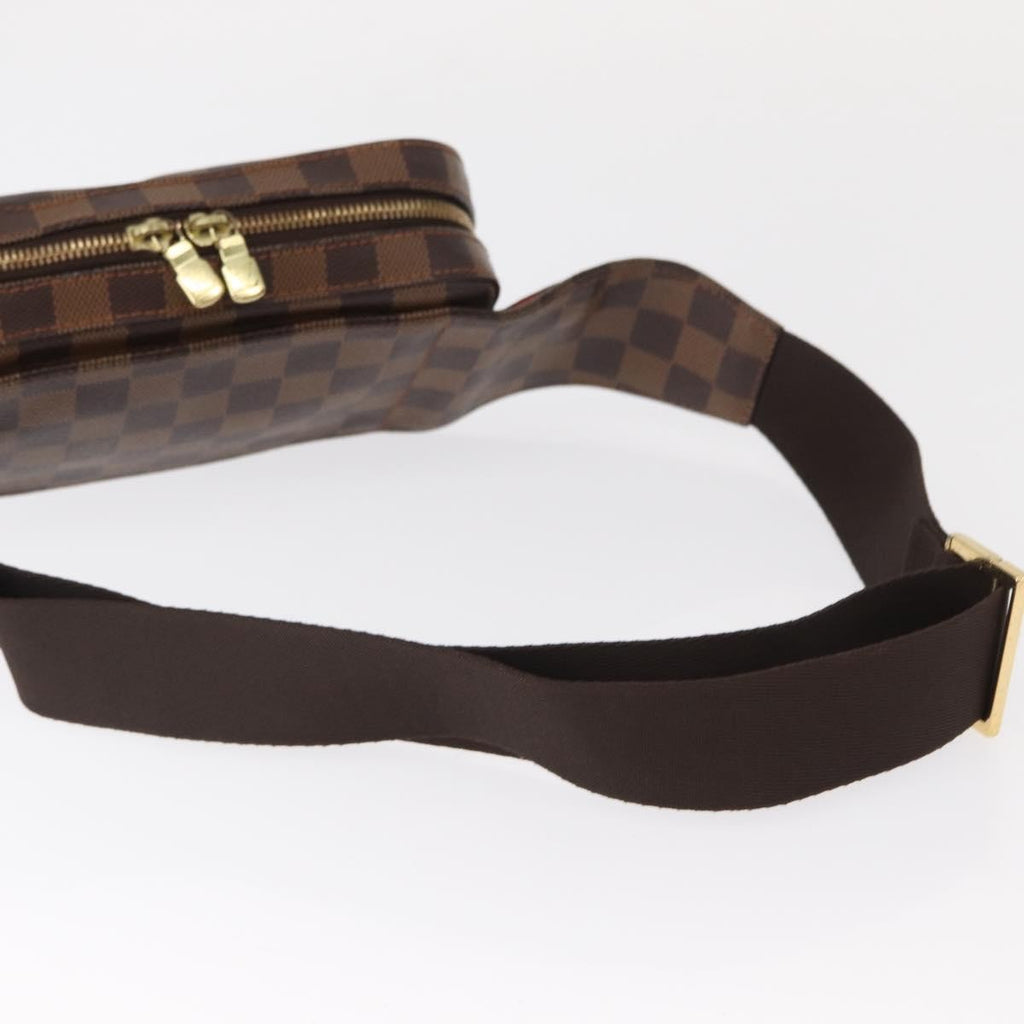 Louis Vuitton Geronimos Waist Bag Damier Brown Canvas Clutche & Pouche Bag (Pre-Owned)