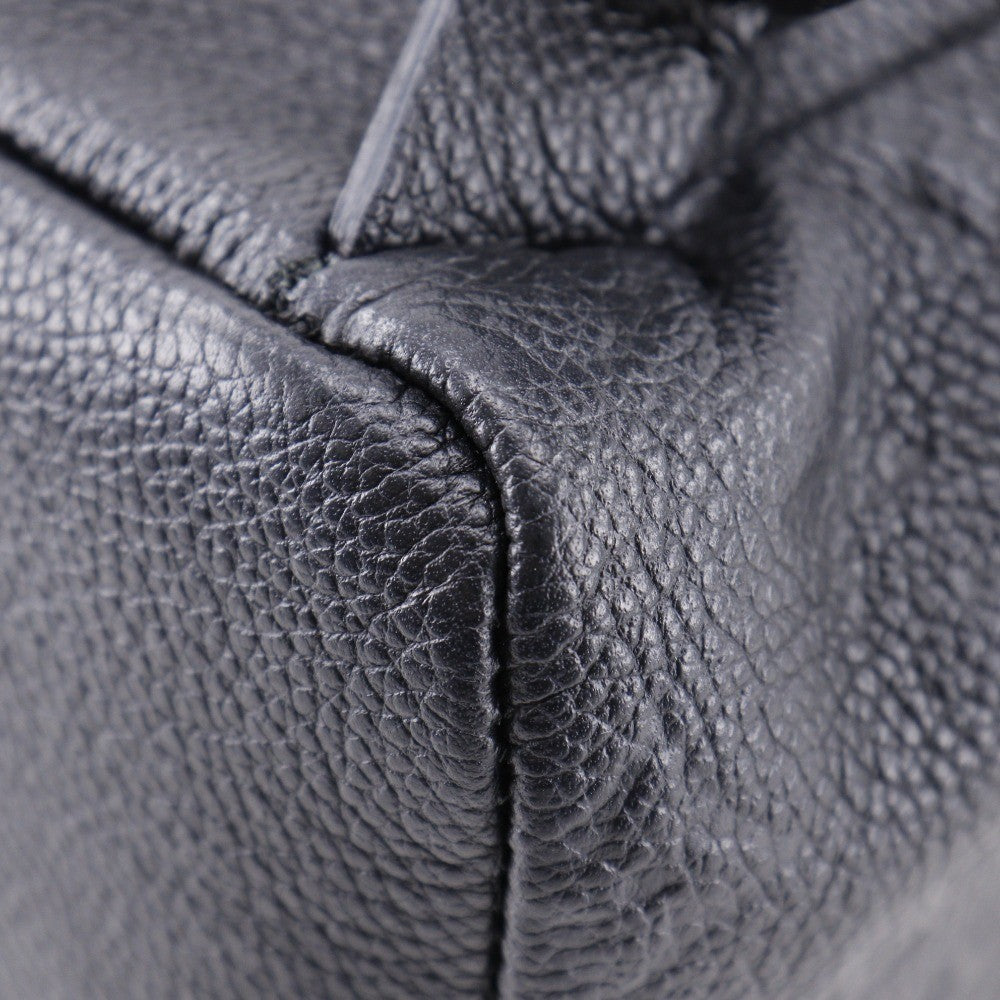 Louis Vuitton Sorbonne Backpack Monogram Empreinte Leather Black Leather Backpack Bag (Pre-Owned)