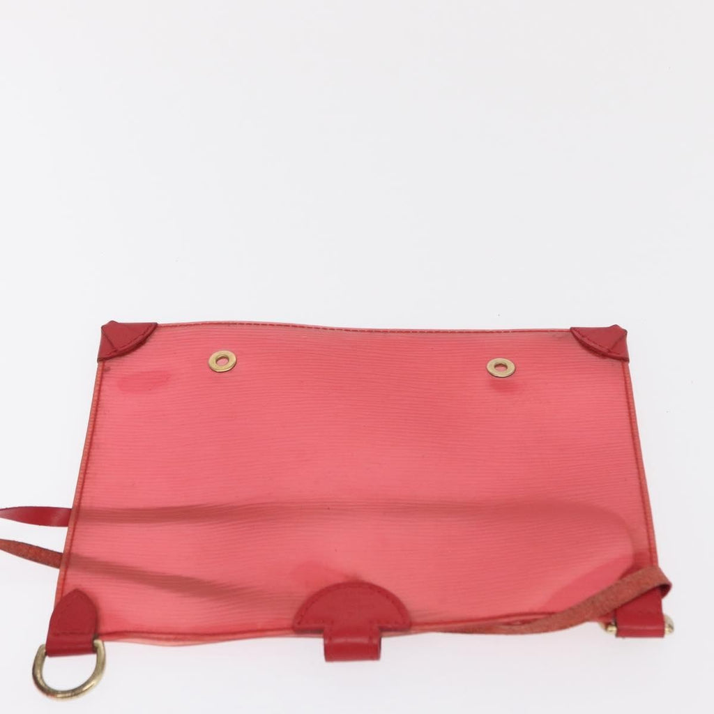 Louis Vuitton Plage Lagoon Bay Handbag Vinyl Epi Leather Red Plastic Tote Bag Bag (Pre-Owned)