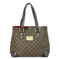 Louis Vuitton Hampstead Handbag Damier Brown Canvas Tote Bag Bag (Pre-Owned)