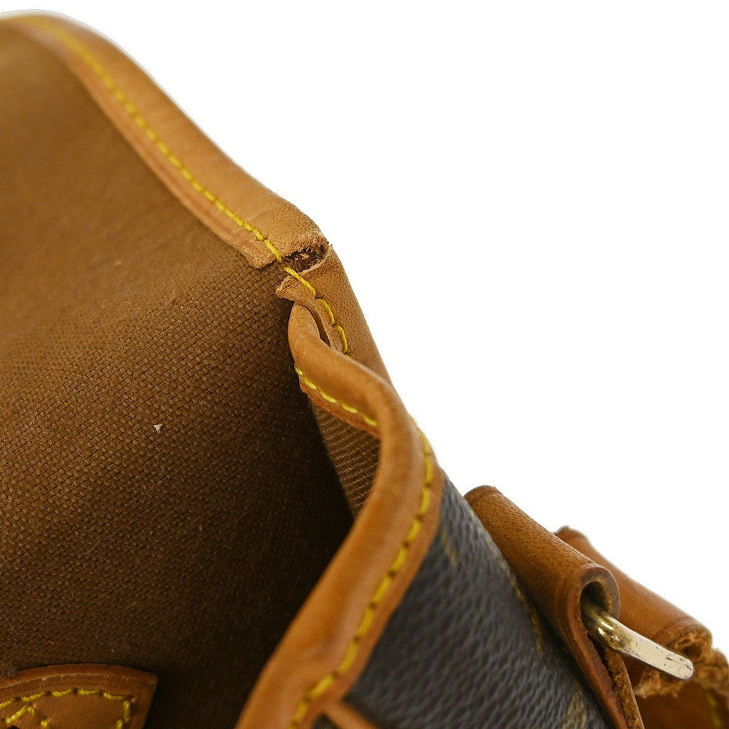 Louis Vuitton Sac Gibeciere Messenger Bag Monogram Canvas Brown Canvas Shoulder Bag Bag (Pre-Owned)
