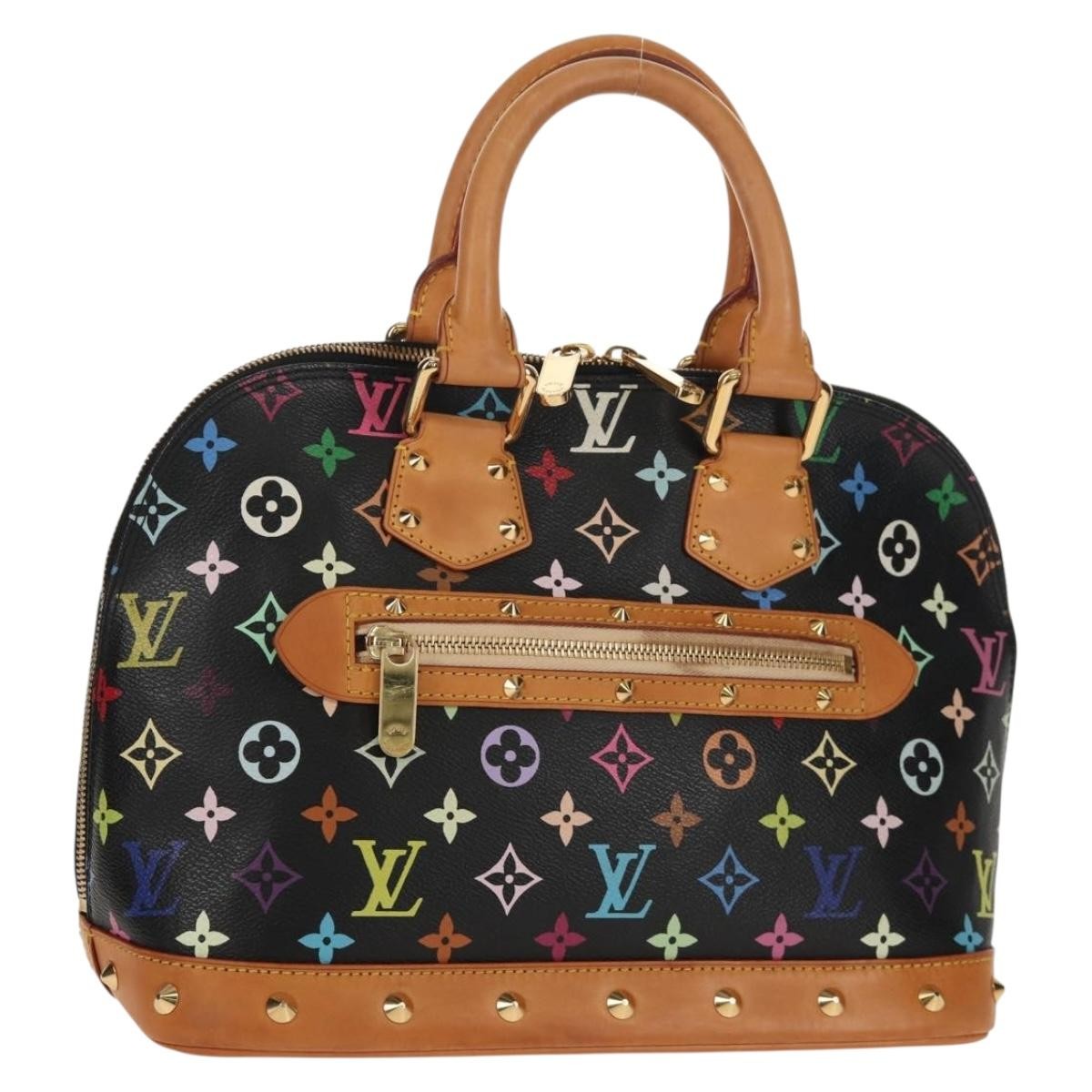 Louis Vuitton Alma Handbag Monogram Multicolor Multicolour Canvas Handbag (Pre-Owned)