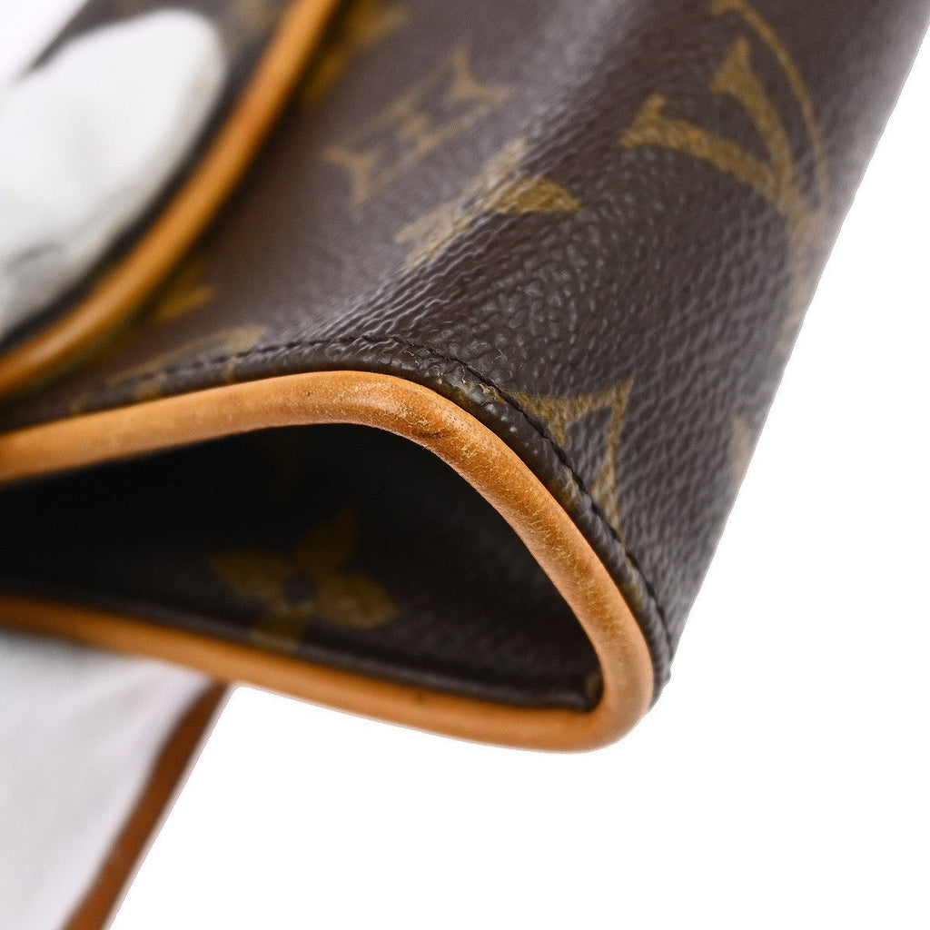 Louis Vuitton Florentine Waist Bag Monogram Canvas Brown Canvas Clutche & Pouche Bag (Pre-Owned)