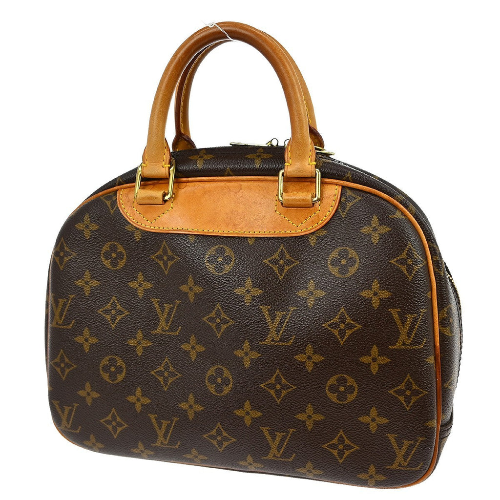 Louis Vuitton Trouville Handbag Monogram Canvas Brown Canvas Handbag (Pre-Owned)