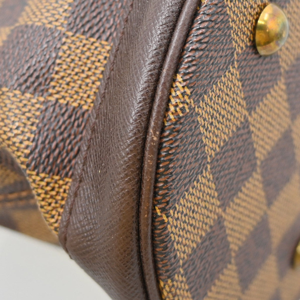 Louis Vuitton Marais Bucket Bag Damier Brown Canvas Tote Bag Bag (Pre-Owned)