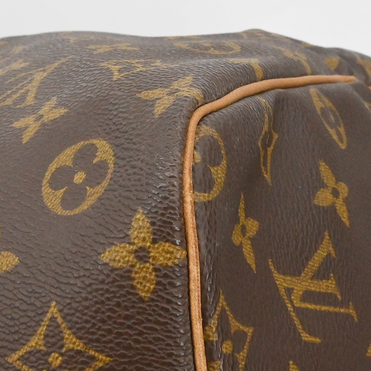 Louis Vuitton Keepall Bag Monogram Canvas Brown Canvas Travel Bag Bag (Pre-Owned)