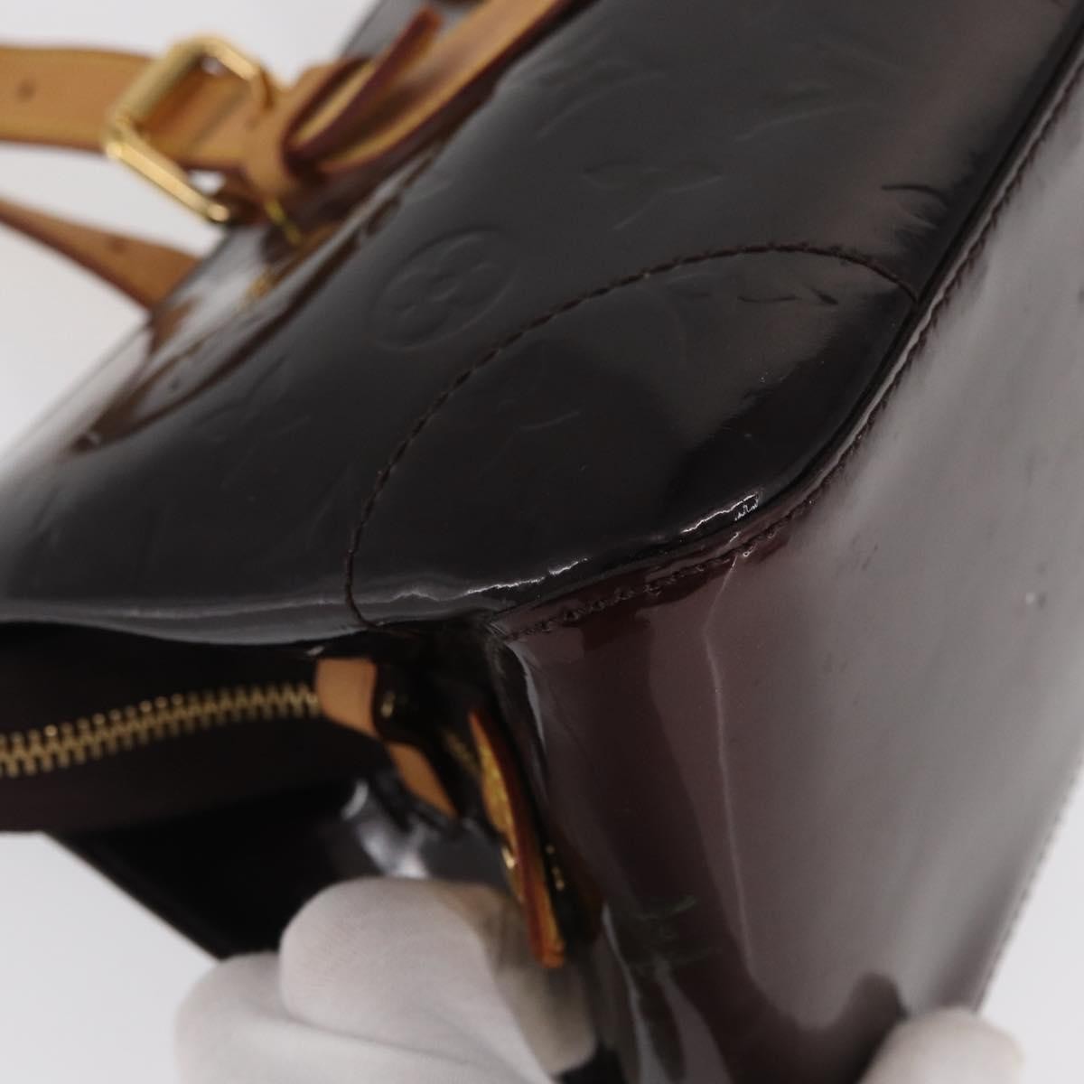 Louis Vuitton Rosewood Avenue Handbag Monogram Vernis Purple Patent_Leather Shoulder Bag Bag (Pre-Owned)