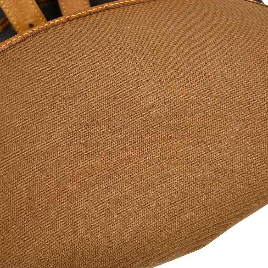 Louis Vuitton Saumur Handbag Monogram Canvas Brown Canvas Shoulder Bag Bag (Pre-Owned)