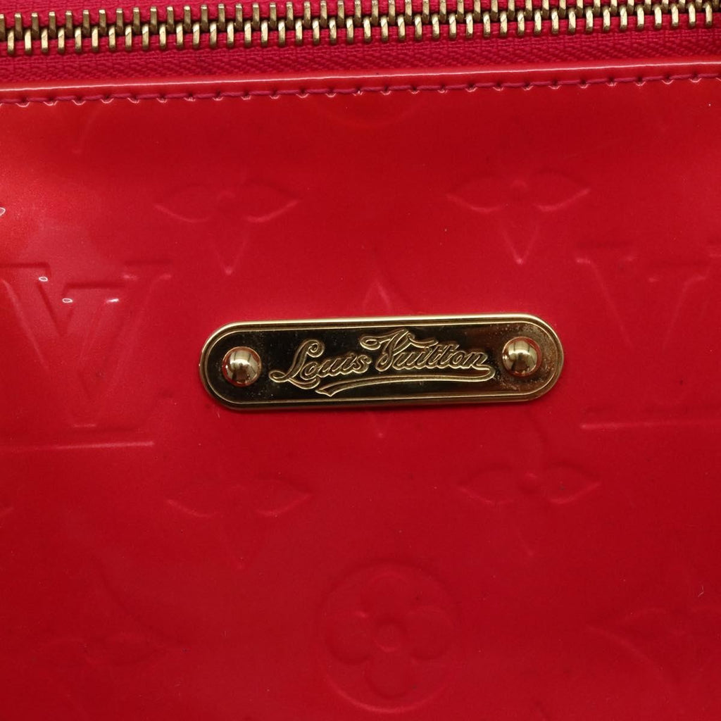 Louis Vuitton Bellevue Handbag Monogram Vernis Pink Patent_Leather Tote Bag Bag (Pre-Owned)