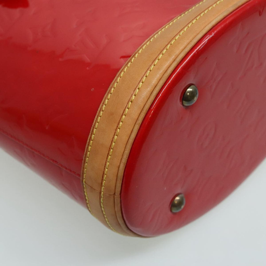 Louis Vuitton Bucket Bag Monogram Vernis Red Patent_Leather Shoulder Bag Bag (Pre-Owned)