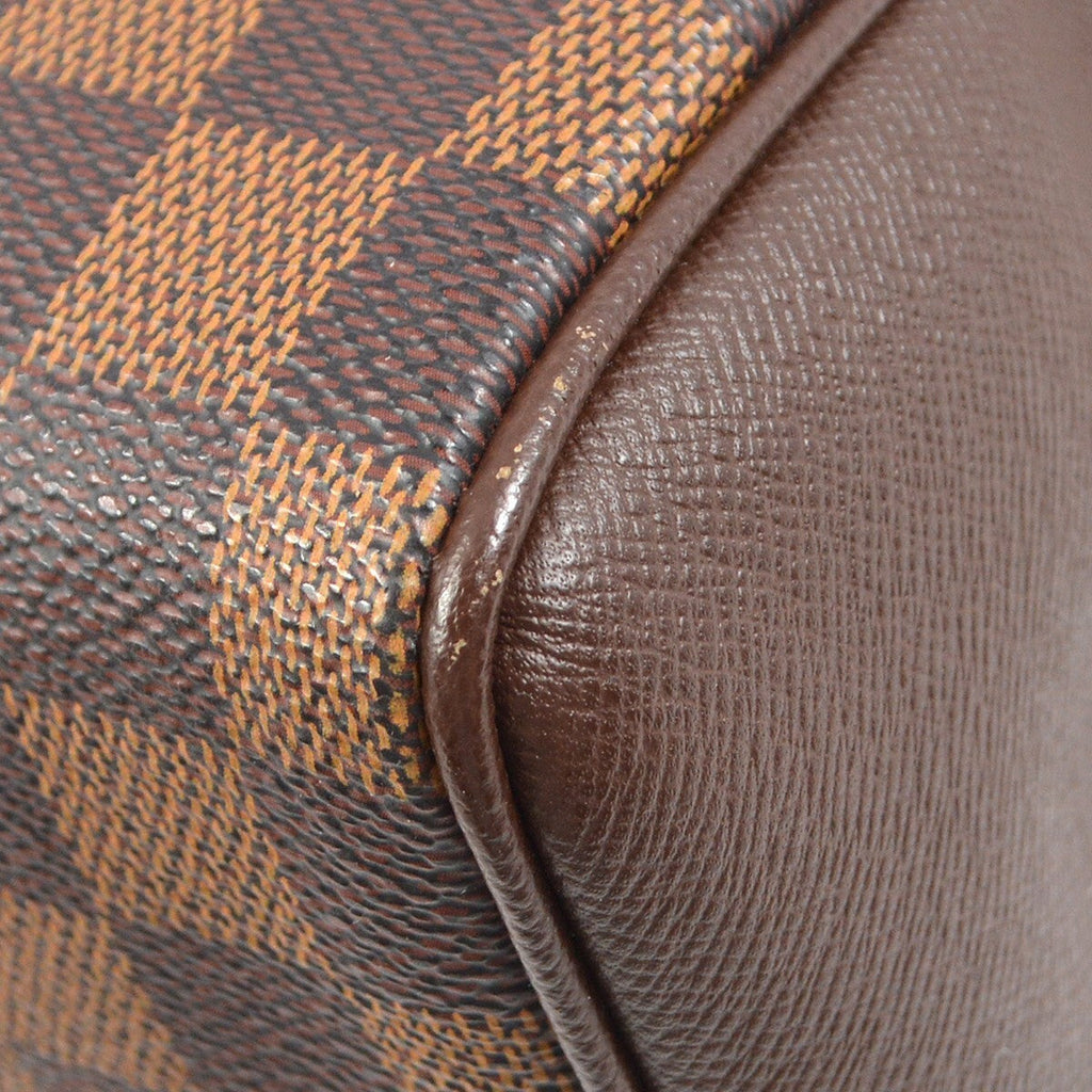 Louis Vuitton Brera Handbag Damier Brown Canvas Handbag (Pre-Owned)