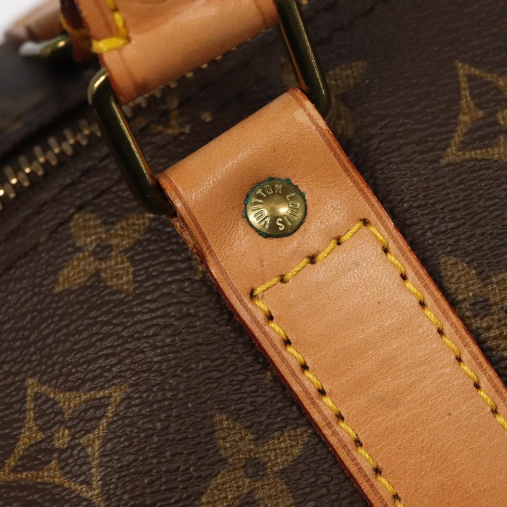 Louis Vuitton Keepall Bag Monogram Canvas Brown Canvas Travel Bag Bag (Pre-Owned)