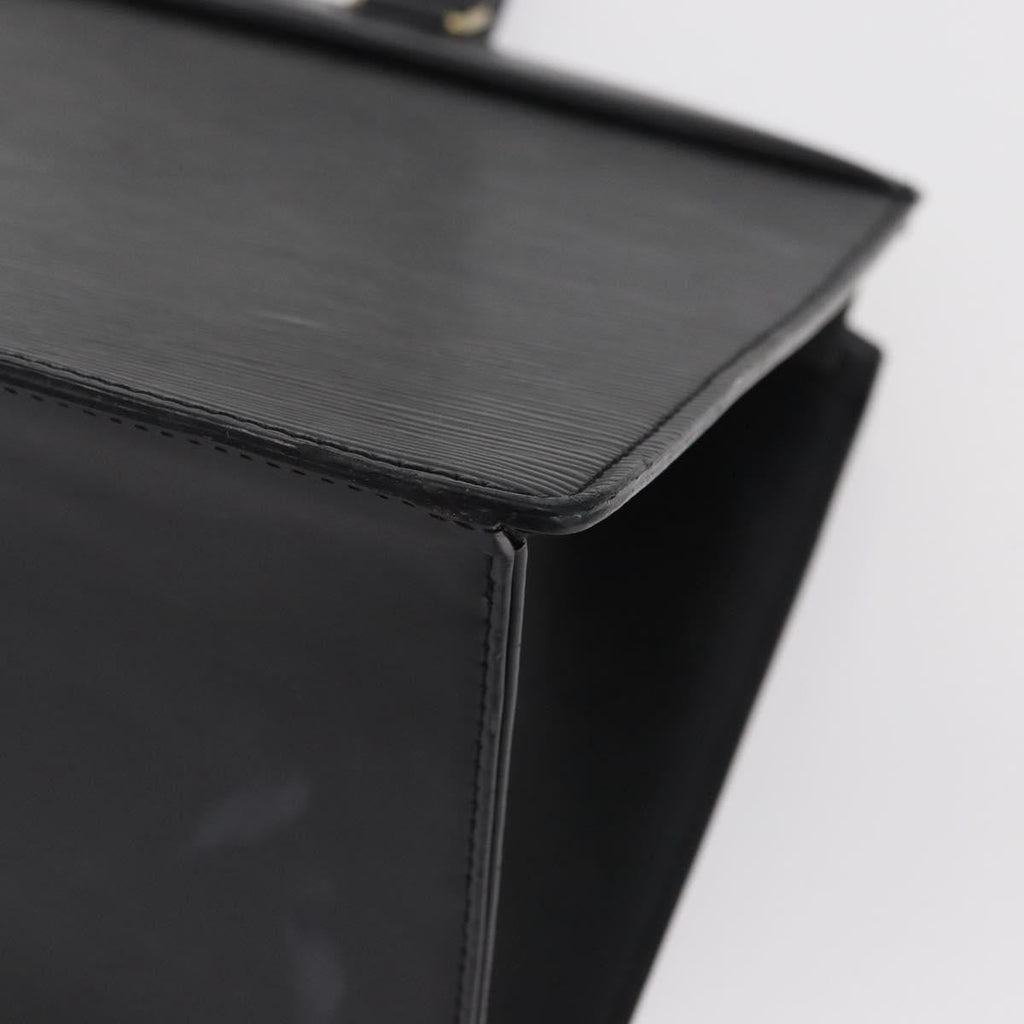 Louis Vuitton Riviera Handbag Epi Leather Black Leather Handbag (Pre-Owned)