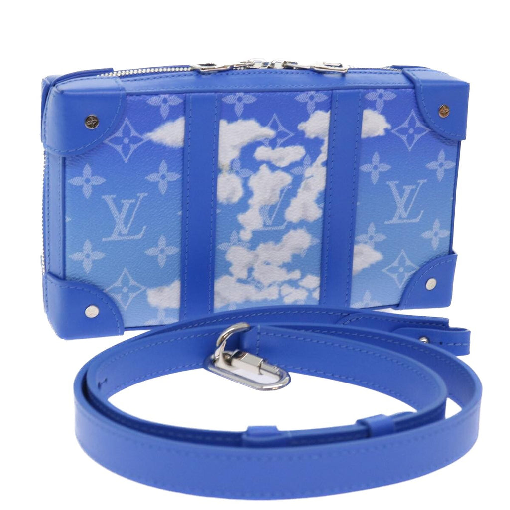 Louis Vuitton Soft Trunk Wallet Limited Edition Monogram Clouds Blue Canvas Bag (Pre-Owned)