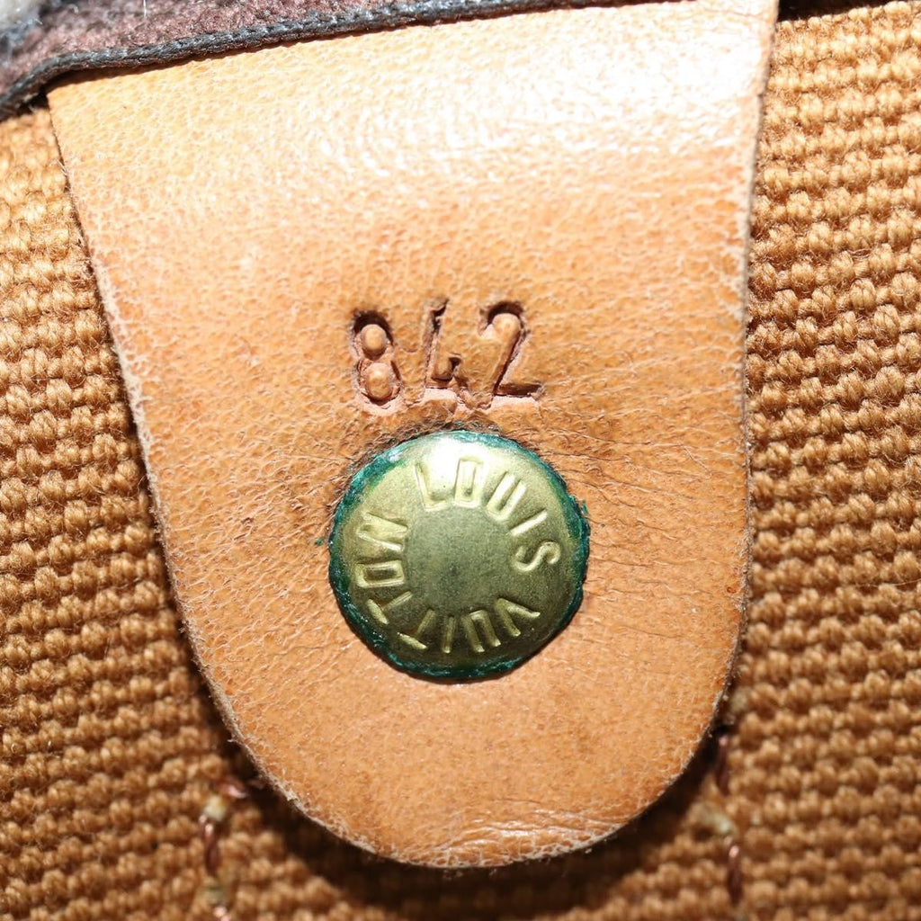 Louis Vuitton Keepall Bag Monogram Canvas Brown Canvas Travel Bag Bag (Pre-Owned)