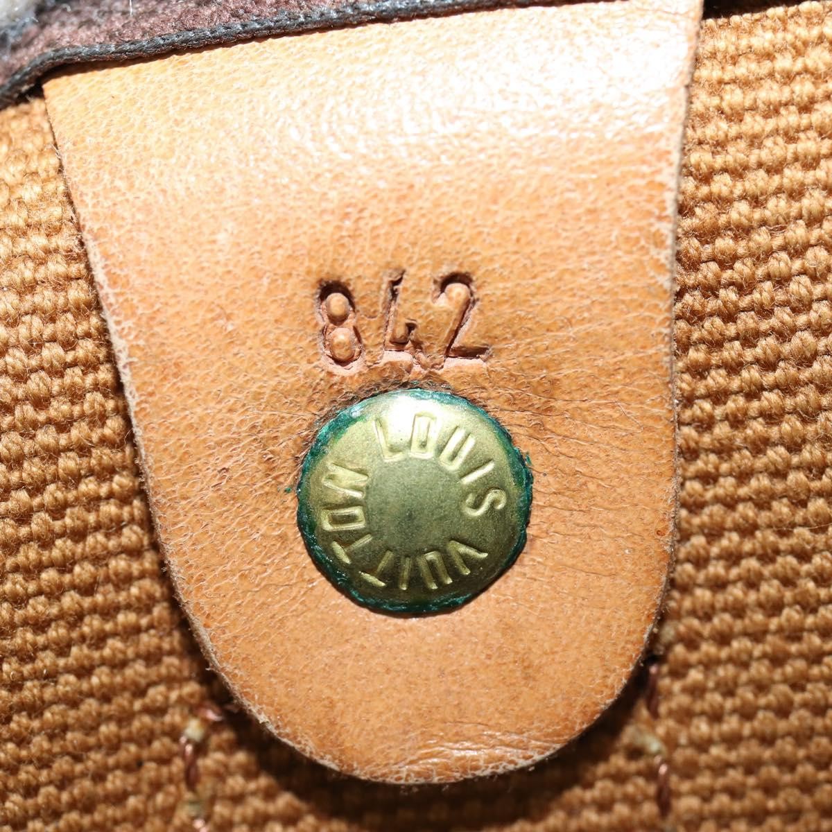 Louis Vuitton Keepall Bag Monogram Canvas Brown Canvas Travel Bag Bag (Pre-Owned)