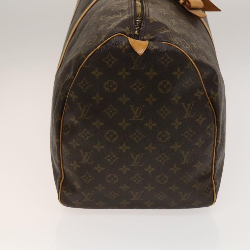 Louis Vuitton Keepall Bag Monogram Canvas Brown Canvas Travel Bag Bag (Pre-Owned)