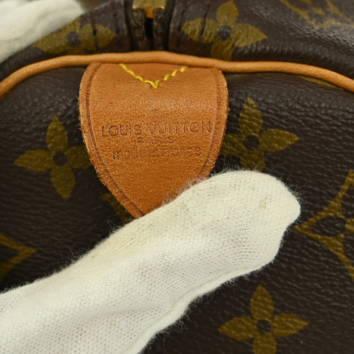 Louis Vuitton Keepall Bag Monogram Canvas Brown Canvas Travel Bag Bag (Pre-Owned)