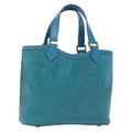 Louis Vuitton Plage Lagoon Bay Handbag Vinyl Epi Leather Blue Leather Bag (Pre-Owned)
