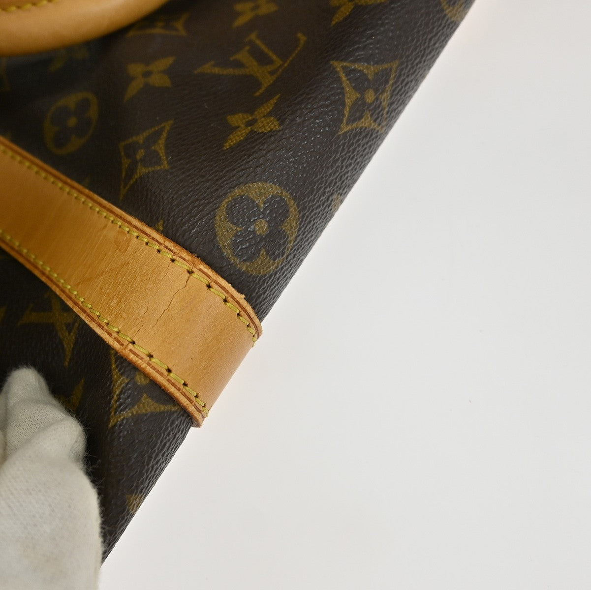 Louis Vuitton Keepall Bag Monogram Canvas Brown Canvas Travel Bag Bag (Pre-Owned)