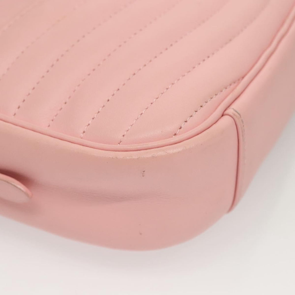 Louis Vuitton New Wave Camera Bag Quilted Leather Pink Leather Bag (Pre-Owned)