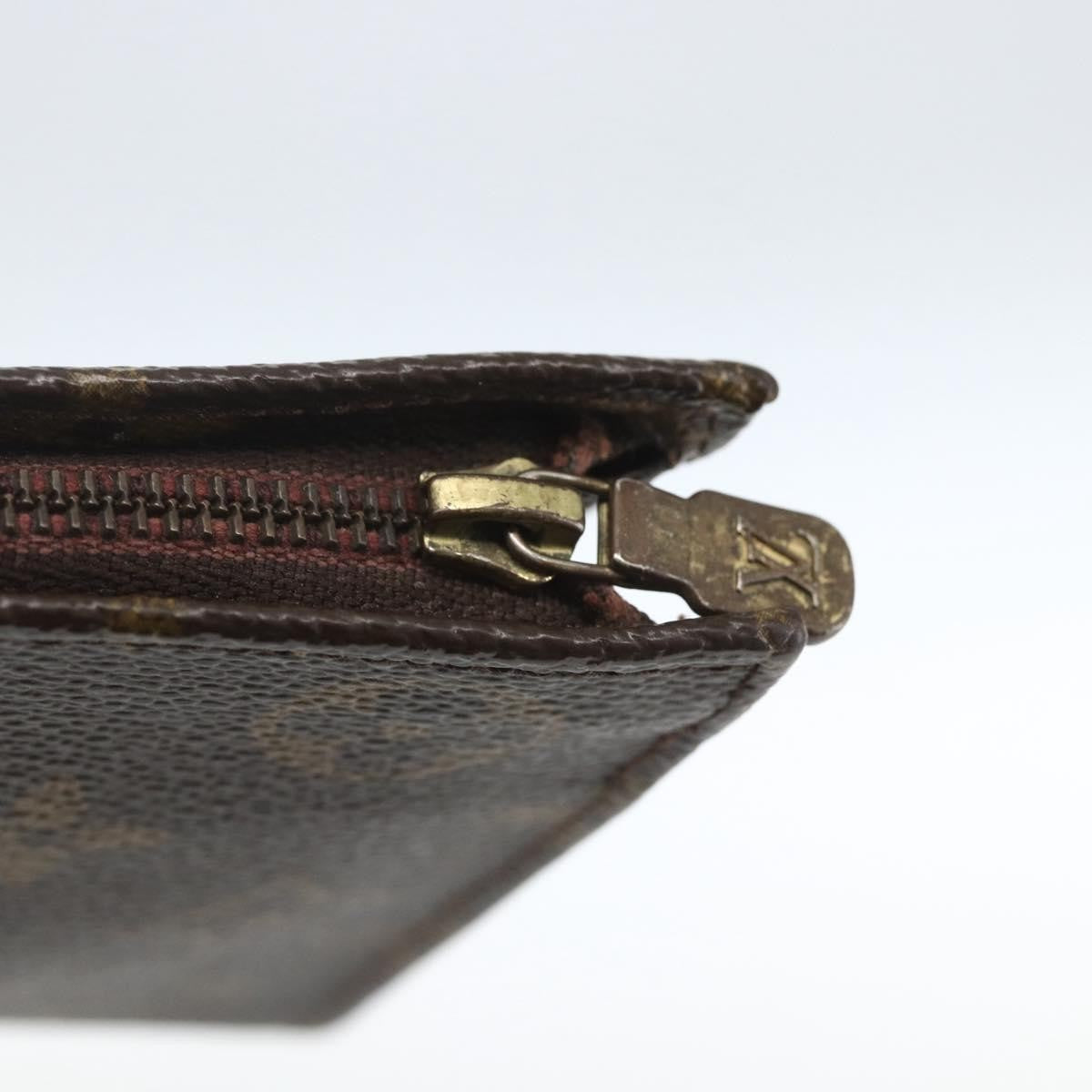 Louis Vuitton Toiletry Pouch Monogram Canvas Brown Canvas Clutche & Pouche Bag (Pre-Owned)