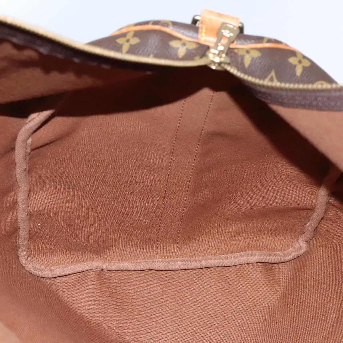 Louis Vuitton Keepall Bandouliere Bag Monogram Canvas Brown Canvas Travel Bag Bag (Pre-Owned)
