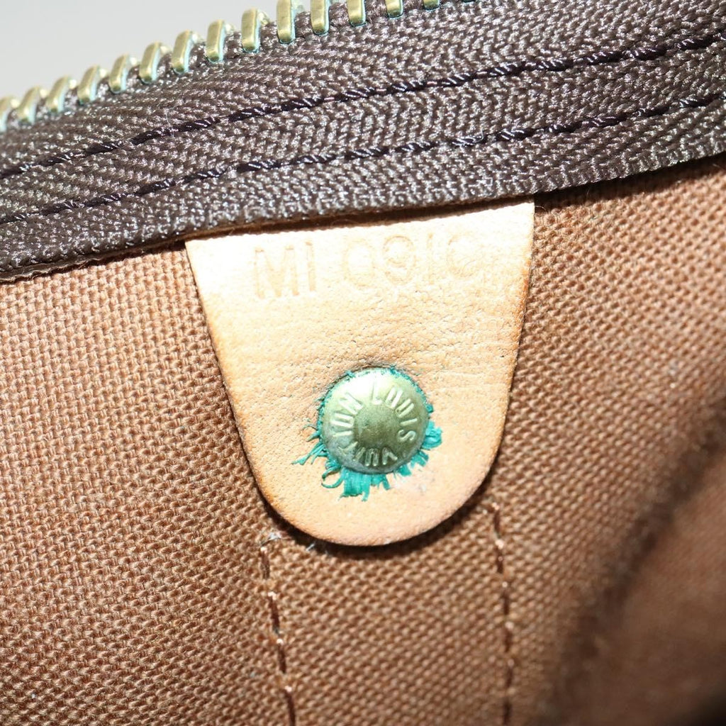 Louis Vuitton Keepall Bag Monogram Canvas Brown Canvas Bag (Pre-Owned)