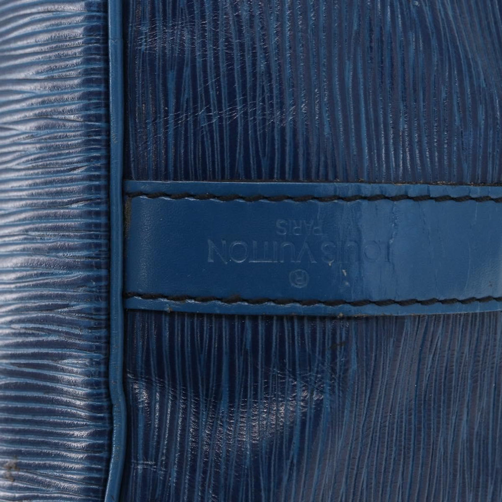 Louis Vuitton Noe Handbag Epi Leather Blue Leather Shoulder Bag Bag (Pre-Owned)