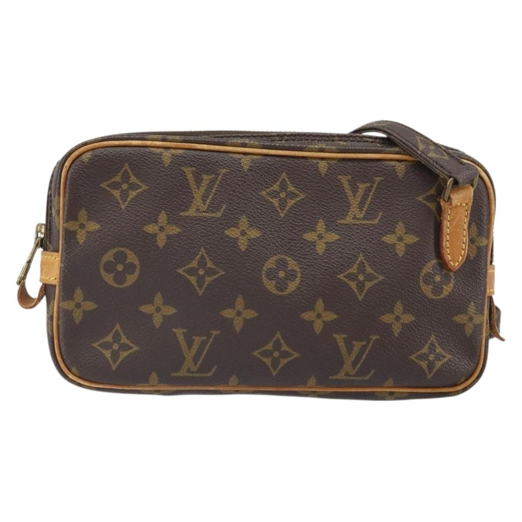 Louis Vuitton Pochette Marly Bandouliere Bag Monogram Canvas Brown Canvas Shoulder Bag Bag (Pre-Owned)