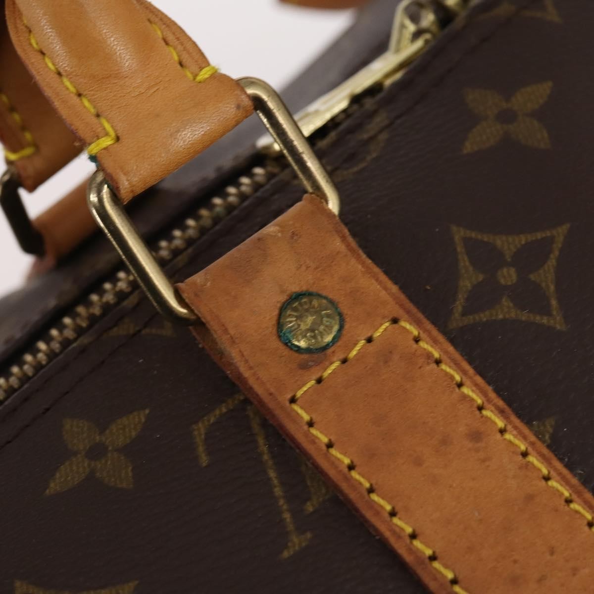 Louis Vuitton Keepall Bag Monogram Canvas Brown Canvas Travel Bag Bag (Pre-Owned)