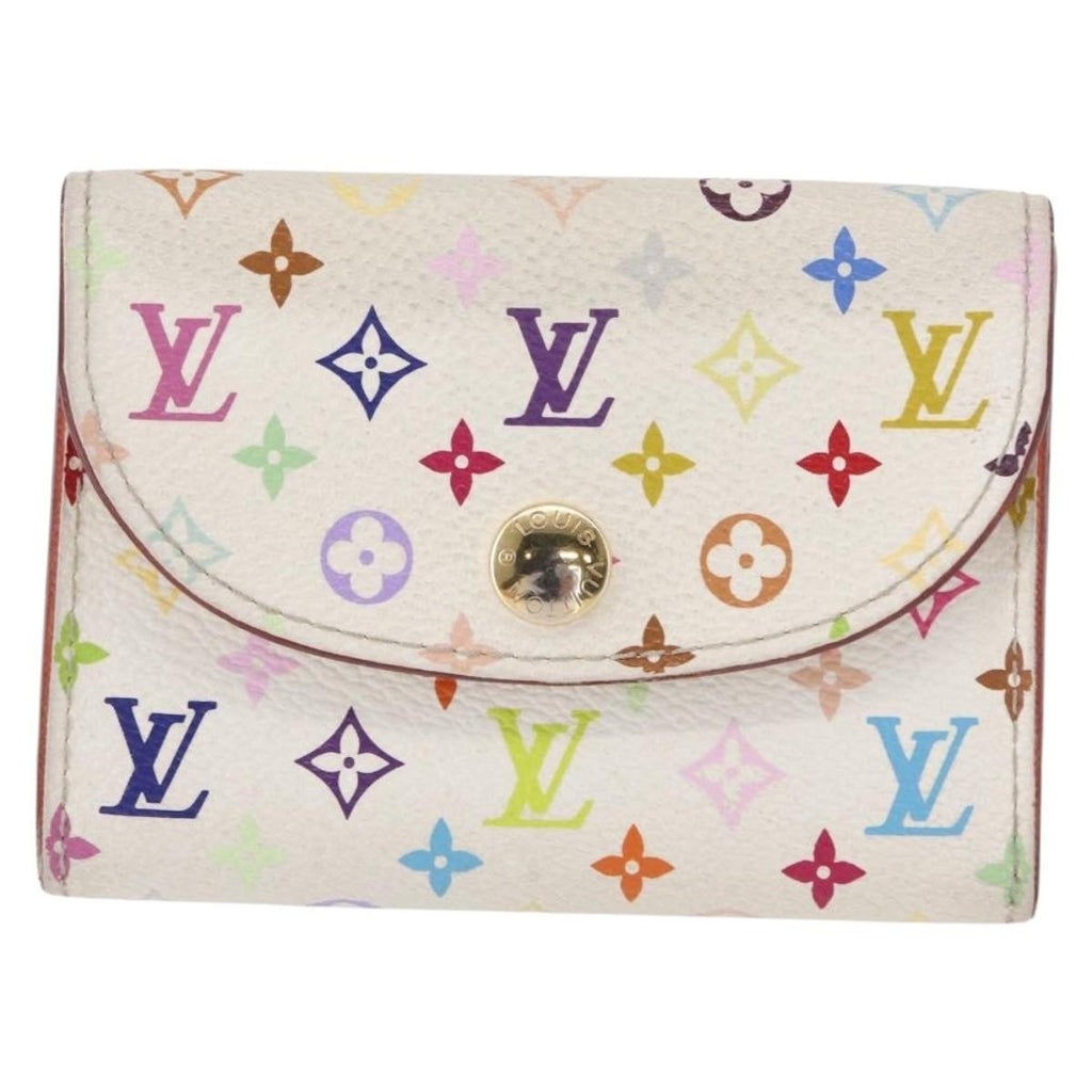 Louis Vuitton Rosalie Flap Coin Purse Limited Edition Vivienne Damier Multicolour Canvas Card Holders Accessory (Pre-Owned)