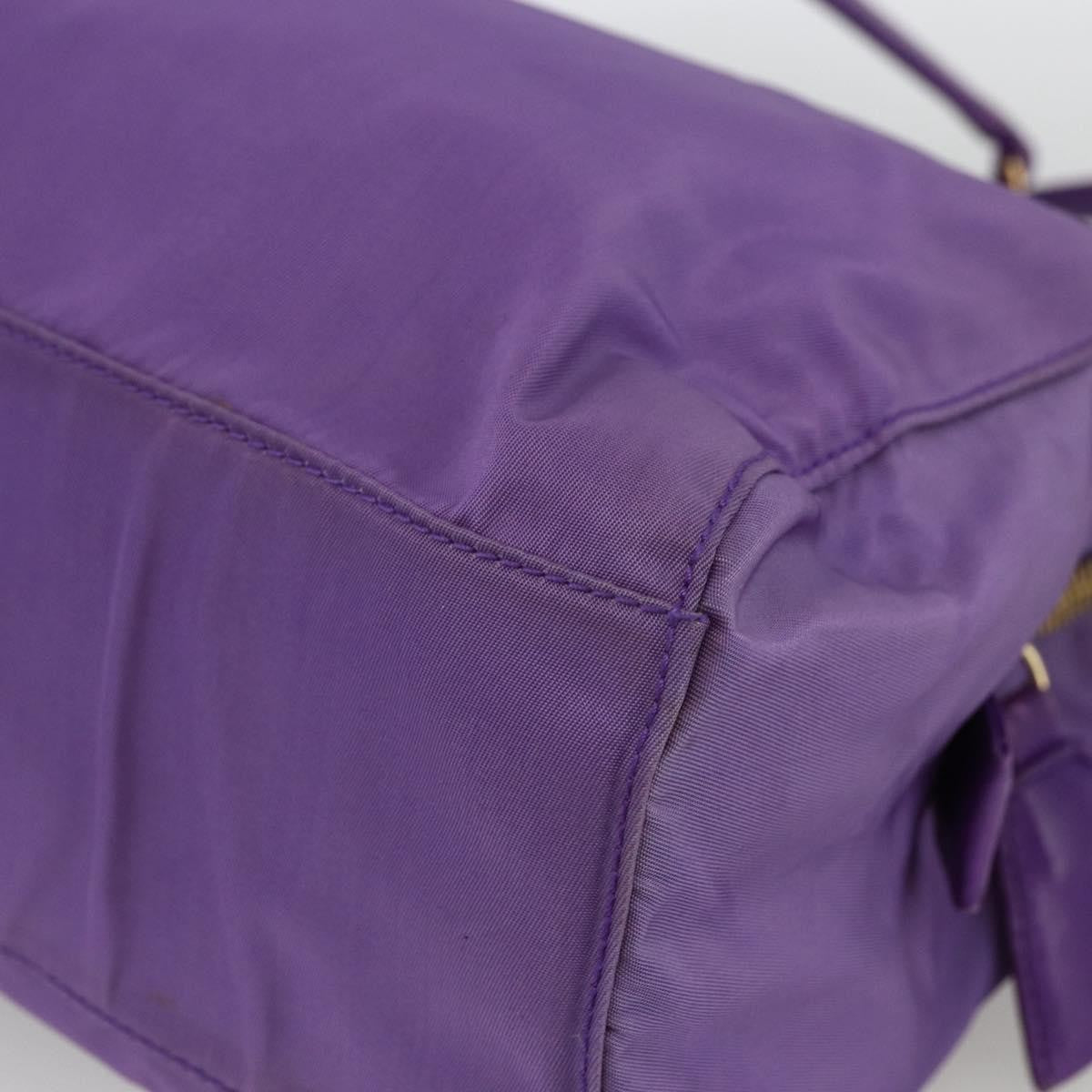 Prada Vintage Shoulder Bag Tessuto Purple Nylon Shoulder Bag Bag (Pre-Owned)