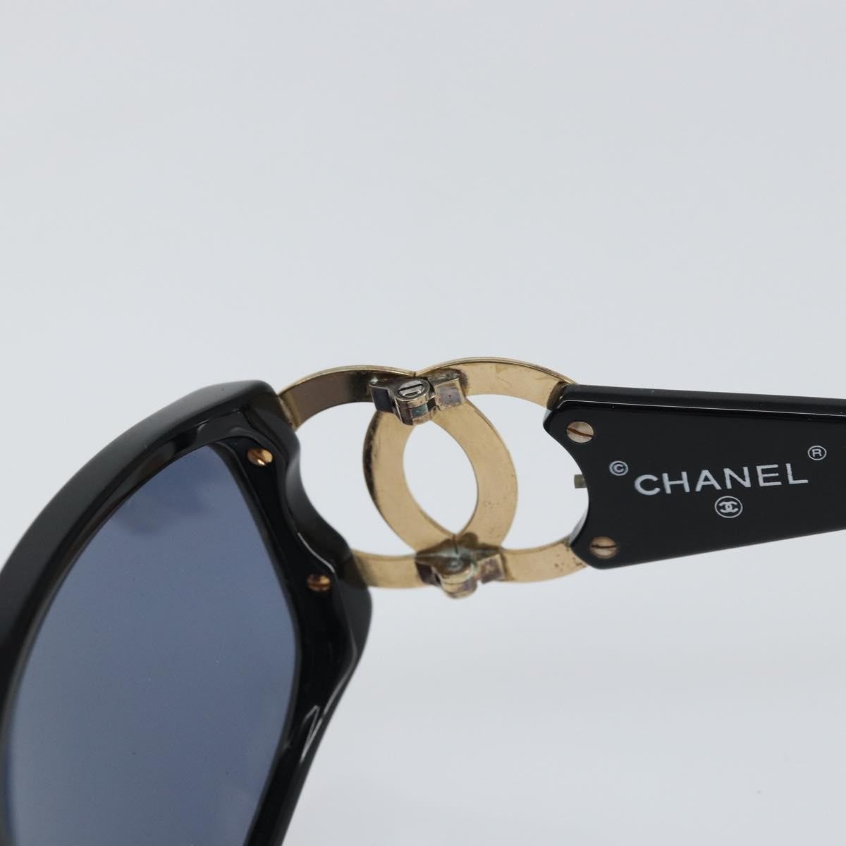 Chanel Logo Cc Sunglasses Plastic Black Plastic Sunglasse Accessory (Pre-Owned)