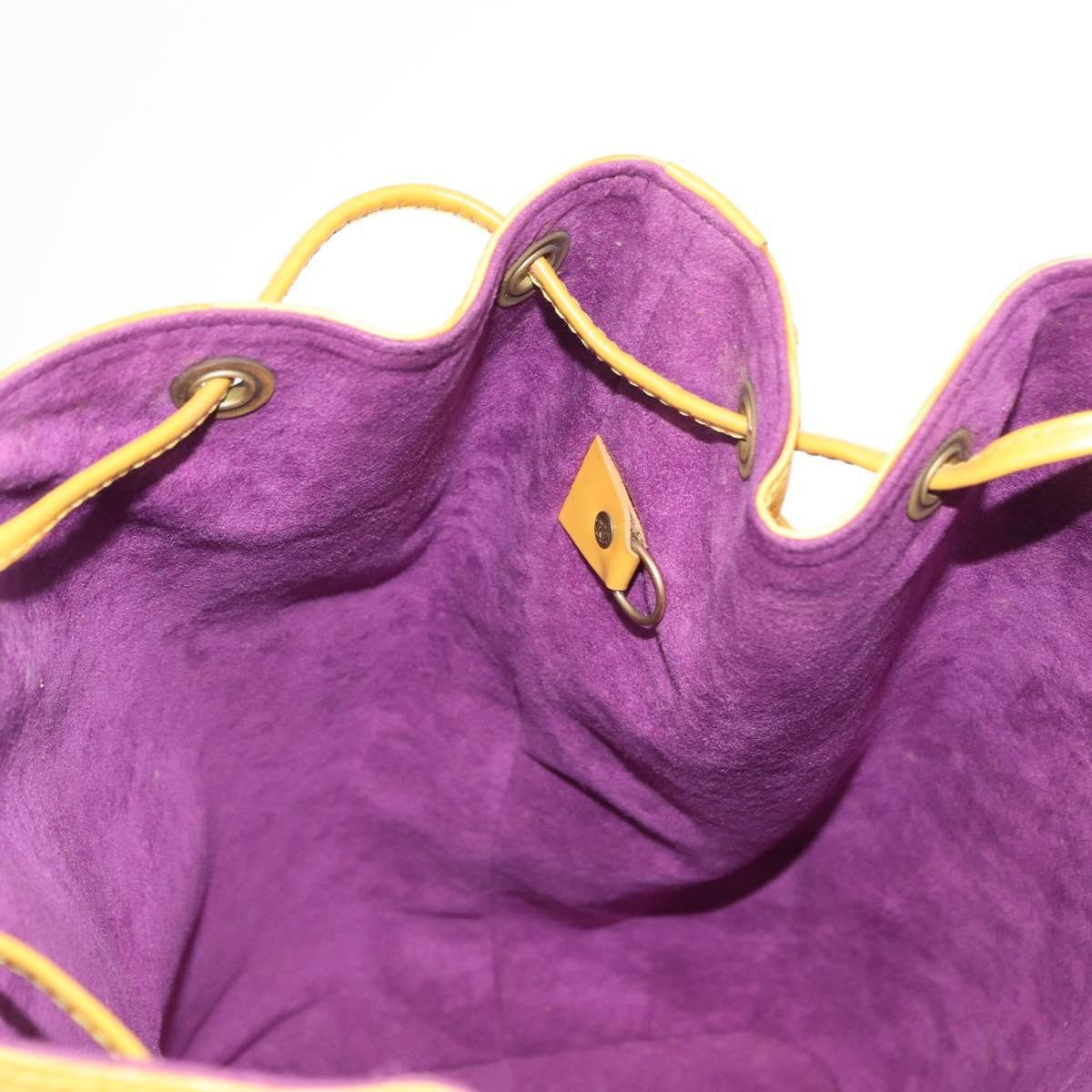 Louis Vuitton Noe Handbag Epi Leather Yellow Leather Shoulder Bag Bag (Pre-Owned)